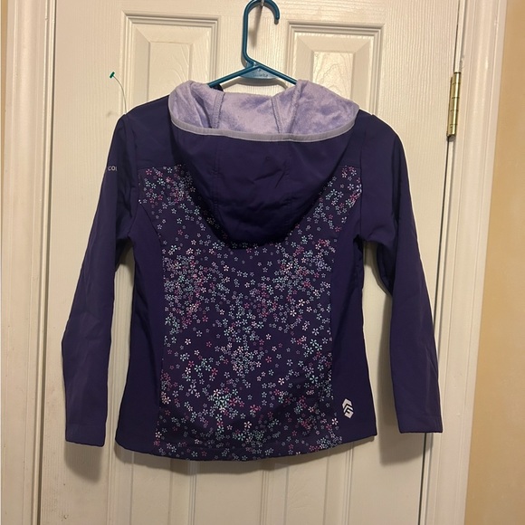 Free CountryGirls👧🏻Full-ZipLongSleeve Floral🌸PrintedHooded Jacket🧥Sz L (7/8) - Picture 6 of 6